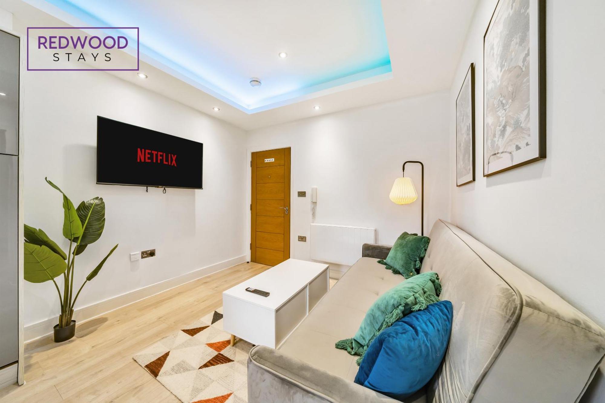 Brand New, 1 Bed 1 Bath, Modern Town Center Apartment, Netflix By Redwood Stays Aldershot Exterior photo